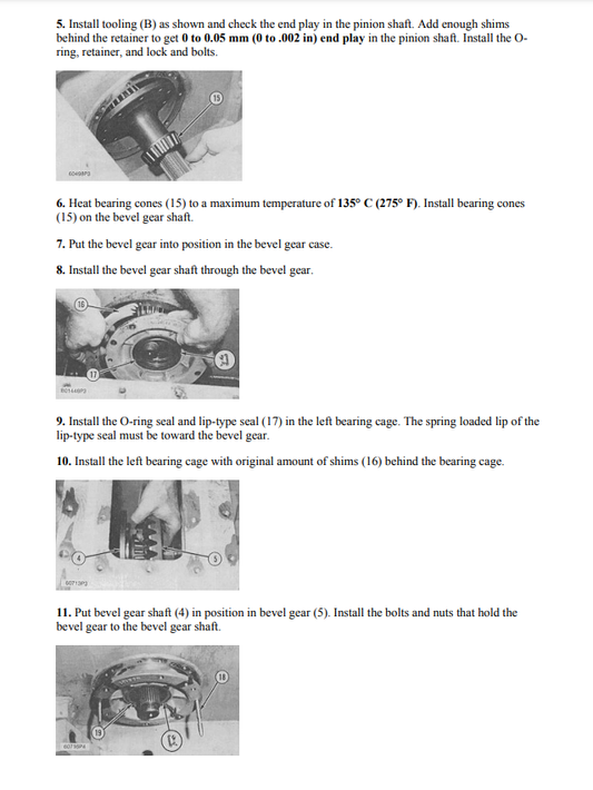 Manual de Servicios Bulldozer Caterpillar D5C