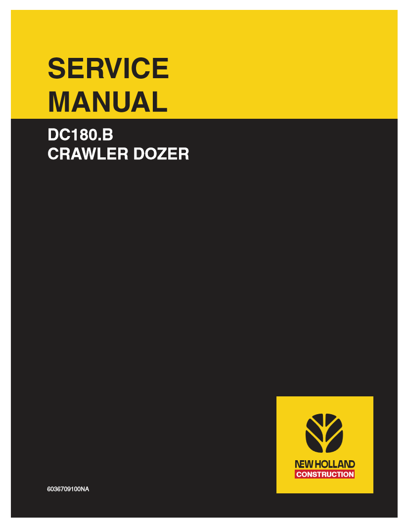 Manual de Servicios Bulldozer New Holland DC180.B