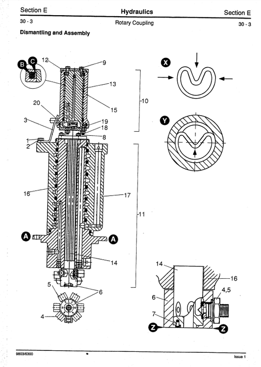 Manual de Servicios Excavadora JCB JS130W, JS150W