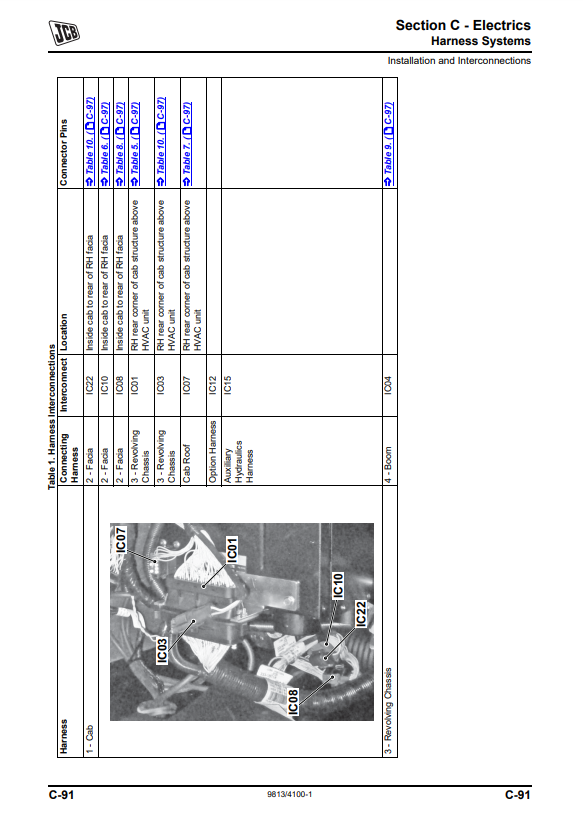 Manual de Servicios Excavadora JCB JS130
