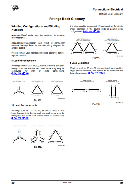 Manual de Servicios Generador JCB Alternadores de Autorregulado