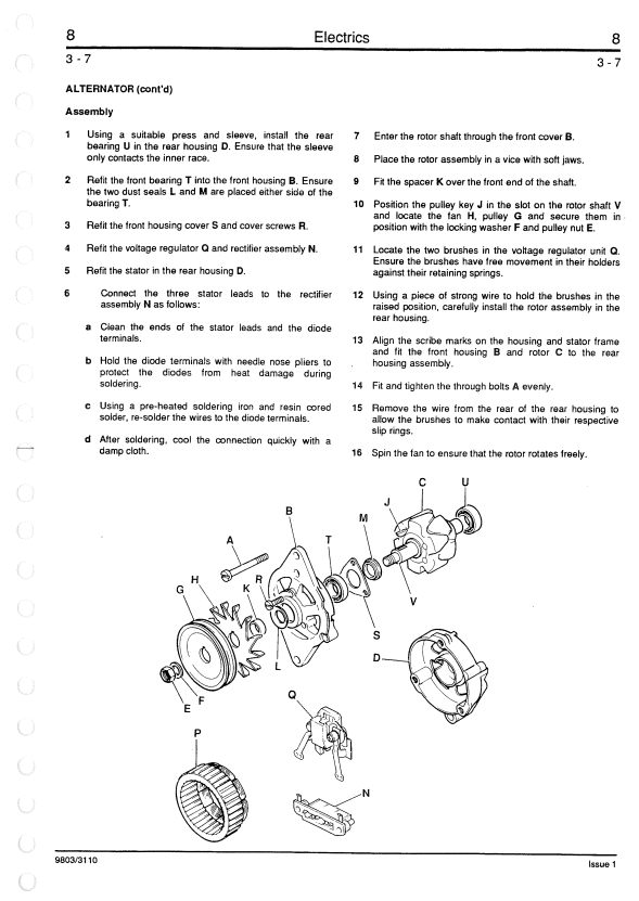 Manual de Servicios Miniexcavadora JCB 802.7, 803, 804