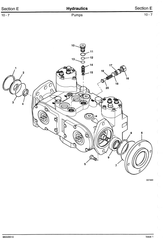 Manual de Servicios Minicargador JCB Robot 185, 1105
