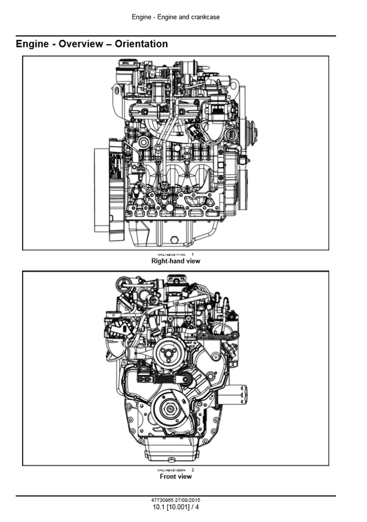 Manual de Servicios Motor New Holland VM Motori R 753 IE4 Tier 4B (final) and Stage IV