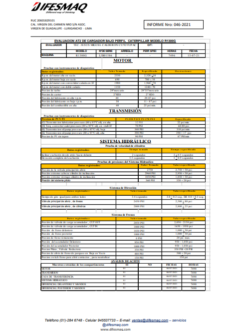 Manual de Servicios Pala Minera Caterpillar R1300G