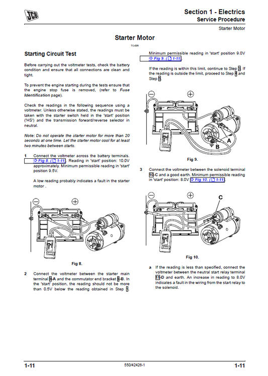 Manual de Servicios Retroexcavadora JCB 3DX