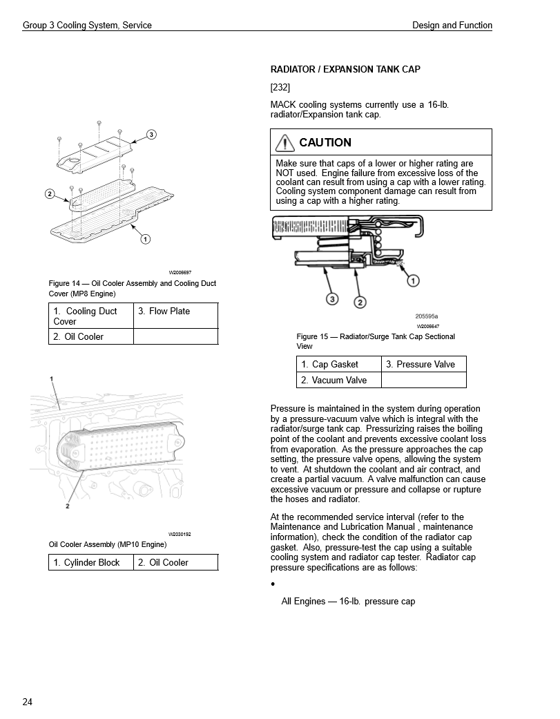 Manual de Servicios Sistema de Refrigeración Camión Volvo MP7, MP8, MP10