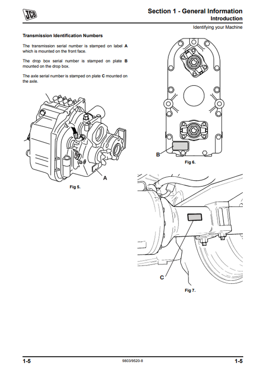 Manual de Servicios Telehandler JCB TM310, TM310S, TM310WM, TM320