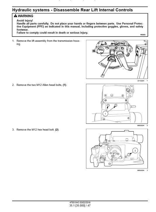 Manual de Servicios Tractor Boomer 46D CVT, Boomer 54D CVT Tier 4B (final) New Holland