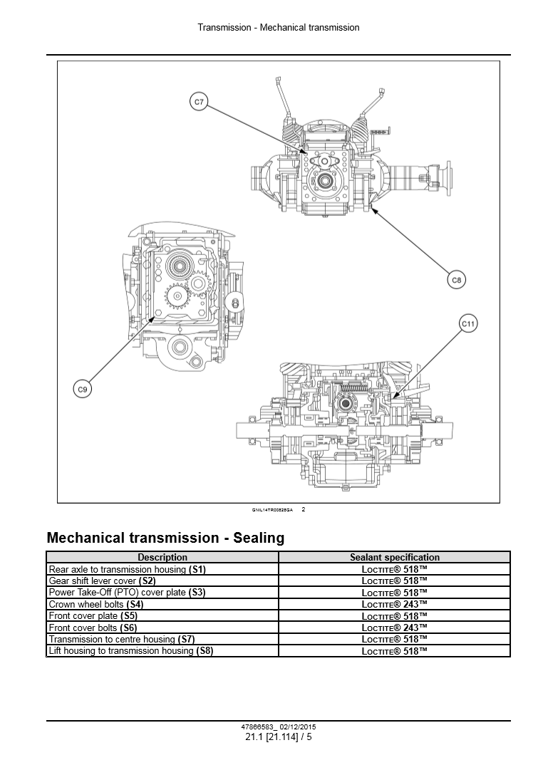 Manual de Servicios Tractor Compacto New Holland 50, 60, 70 Tier 4B