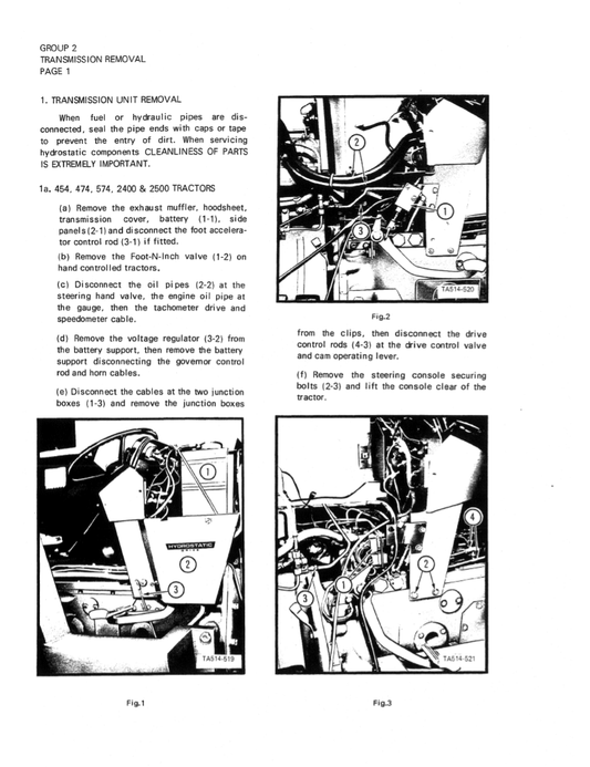 Manual de Servicios Transmisión Hidrostatica Case SM 43