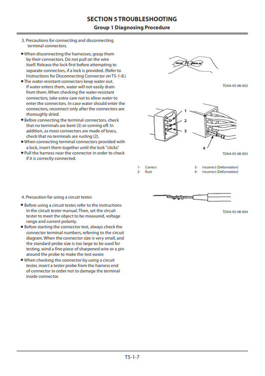 Manual de Solución de Problemas Excavadora Hitachi ZX370, ZX400 GI