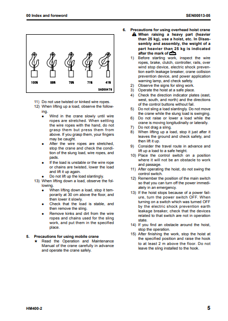 Manual de Taller Camión Japones Komatsu HM400-2 S.N 2001-UP