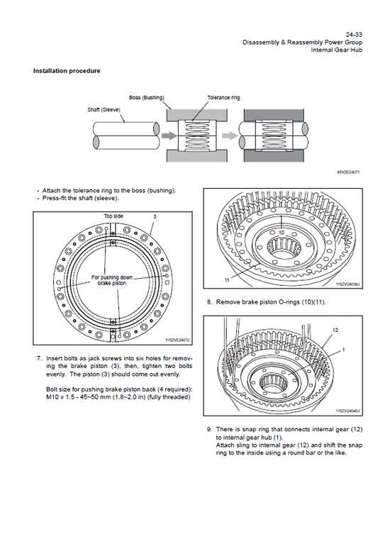 Manual de Taller Cargador Hitachi ZW550-G