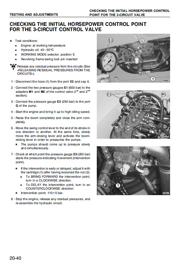 Manual de Taller Excavadora Hidraúlica Komatsu PC95-1 - 5000007