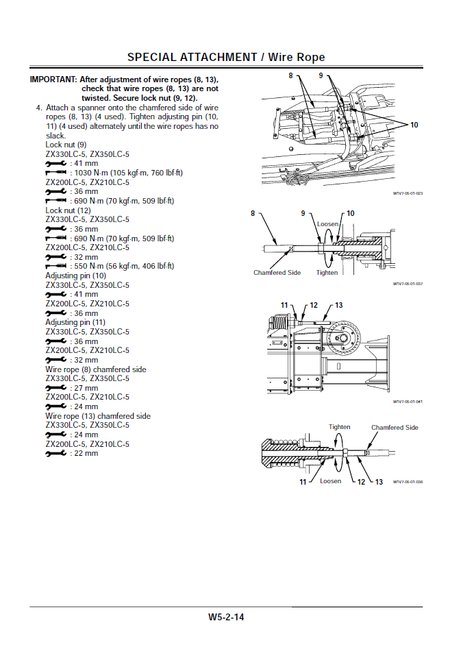 Manual de Taller Excavadora Hitachi ZX210LC-5B
