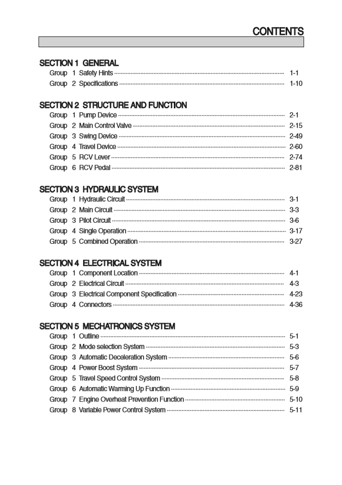 Manual de Taller Excavadora Hyundai HX220AL