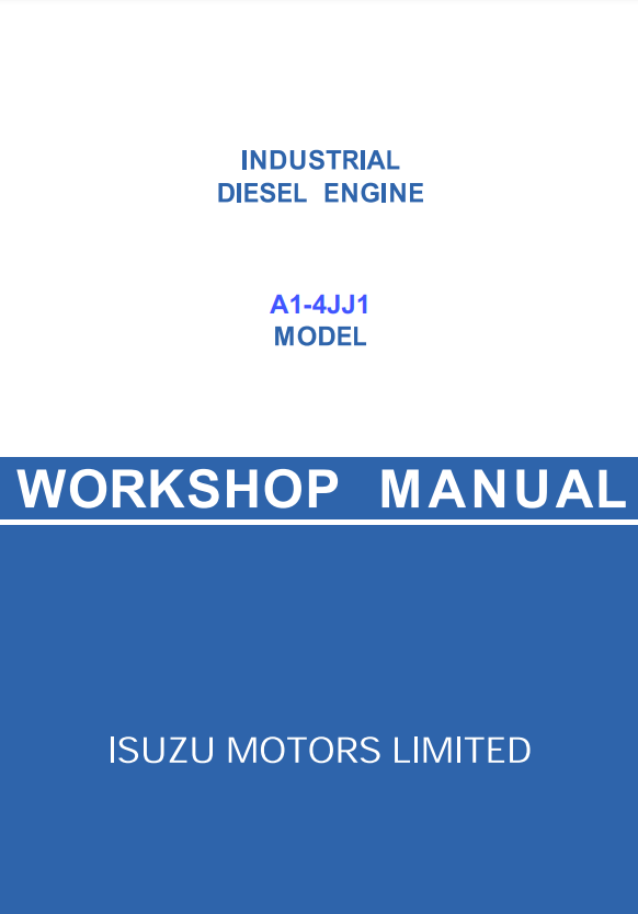 Manual de Taller Motor Industrial Isuzu A1-4JJ1