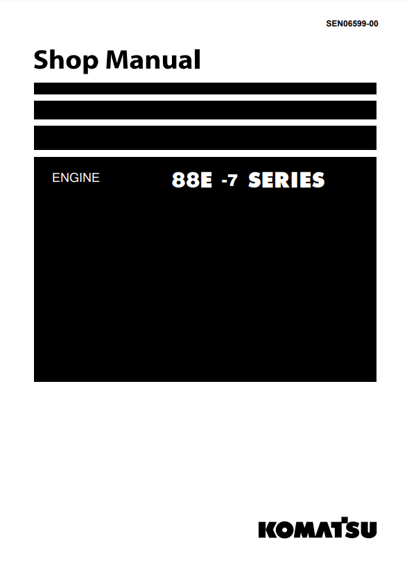 Manual de Taller Motor Komatsu 3D88E-7 Series
