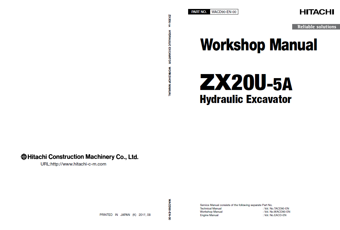 Manual de Taller Y Diagrama Circuitos Eléctricos Excavadora Hitachi ZX20U-5A