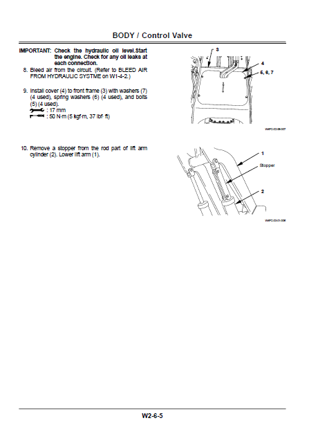 Manual de Taller y Diagramas Circuitos Eléctricos Cargador Hitachi ZW100