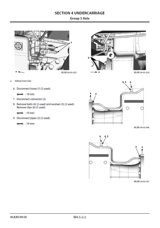 Manual de Taller y Diagramas Circuitos Eléctricos Excavadora Hitachi ZX170W-5A