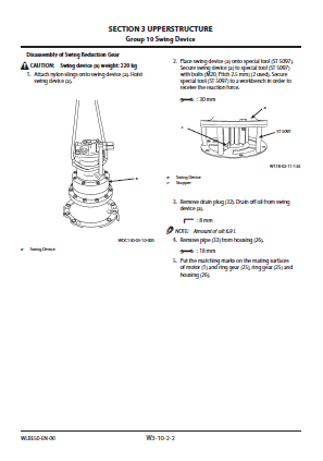 Manual de Taller y Diagramas Excavadora Hitachi ZX170W-6