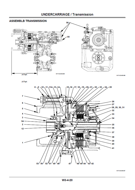 Manual de Taller y Diagramas Hidraúlicos Excavadora Hitachi Zaxis ZX160W