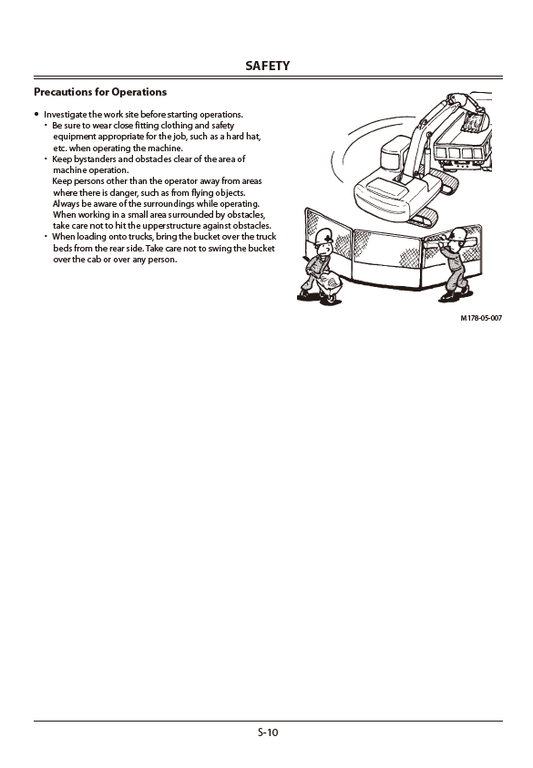 Manual del Operador Excavadora Hitachi ZX-6 Serie 130,160,180,210,250,300,350,380