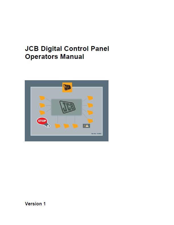 Manual del Operador Panel de Control Digital JCB