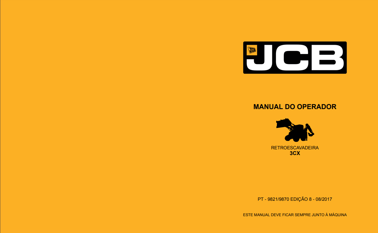 Manual del Operador Retroexcavadora JCB 3CX