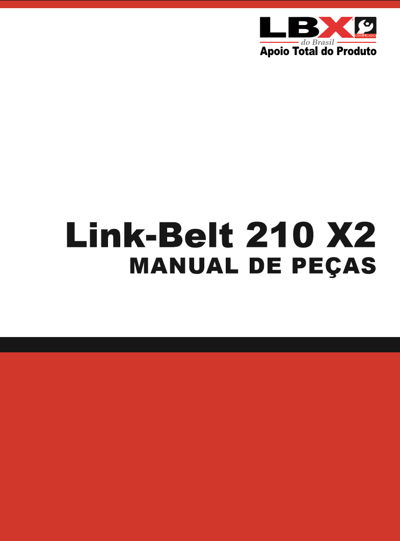 Manual de partes Excavadora Link-Belt 210 X2