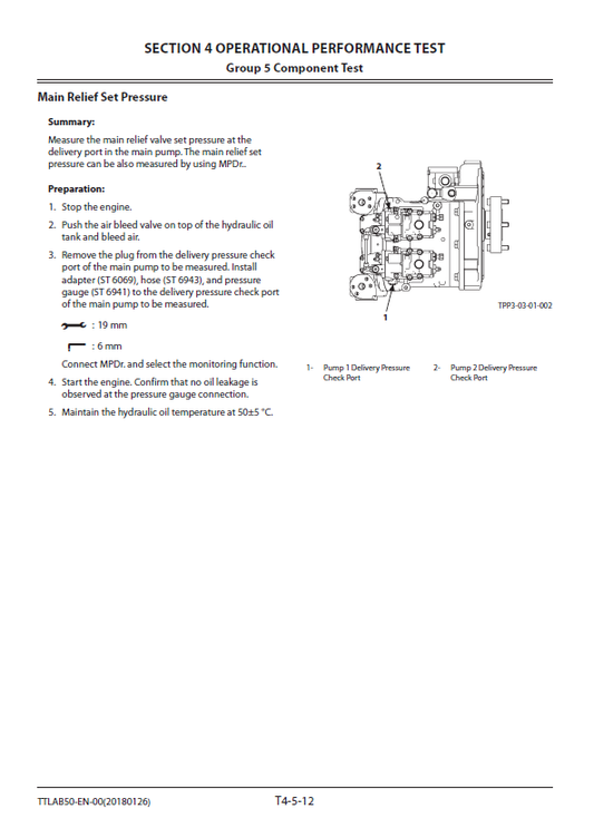 Manuales Técnicos Excavadora Hitachi ZX140W-6