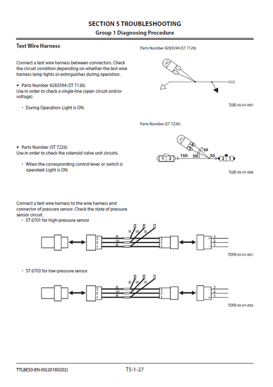 Manuales Técnicos Excavadora Hitachi ZX170W-6