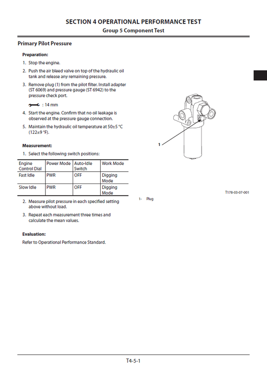Manuales Técnicos Excavadora Hitachi ZX240-5G, ZX250-5G