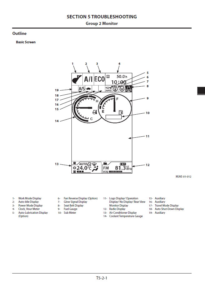 Manuales Técnicos Excavadora Hitachi ZX670LC-5A, ZX690LCH-5A