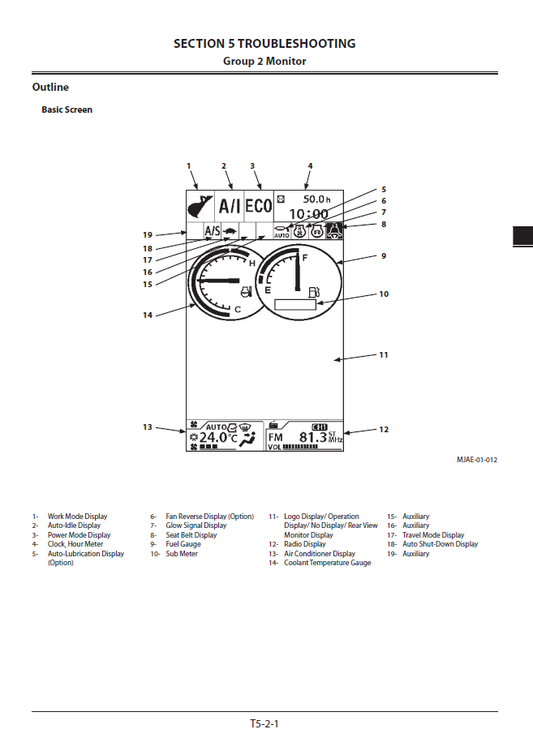 Manuales Técnicos Excavadora Hitachi ZX670LC-5A, ZX690LCH-5A