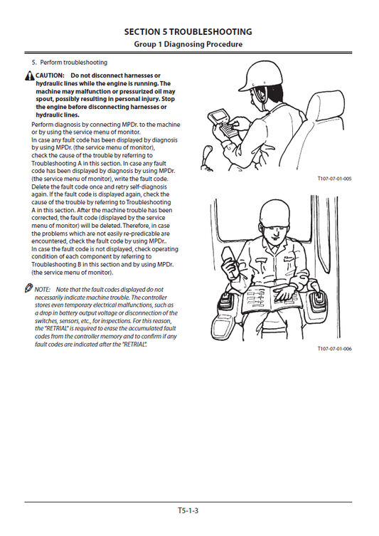 Manuales Técnicos Excavadora Hitachi ZX70-5G, ZX70LC-5G