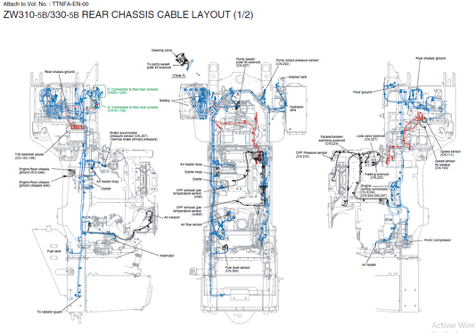 Manuales Técnicos y Diagramas Circuitos Eléctricos Cargador Hitachi ZW310-5B