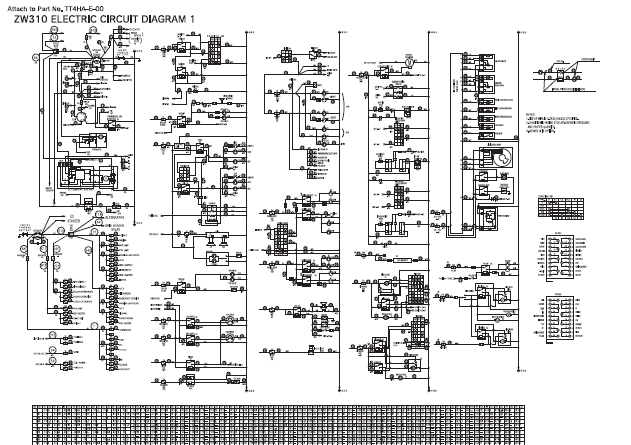 Manuales Técnicos y Diagramas Circuitos Electricos Cargador Hitachi ZW310