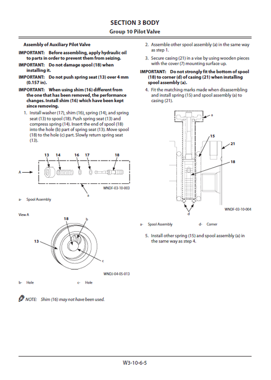 Manuales de Taller Cargador Hitachi ZW150-5B ZW150PL-5B