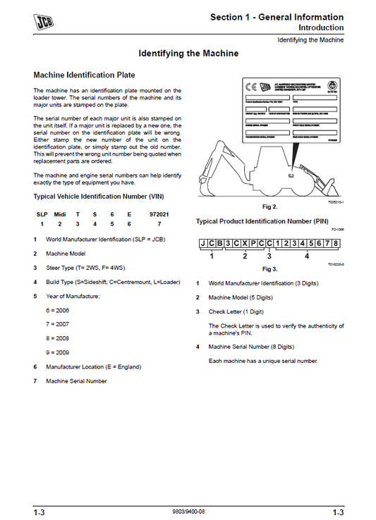 Manual de Reparación Retroexcavadora JCB Midi CX