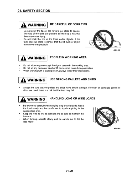 Servicio de Reparación Montacarga Komatsu AX20