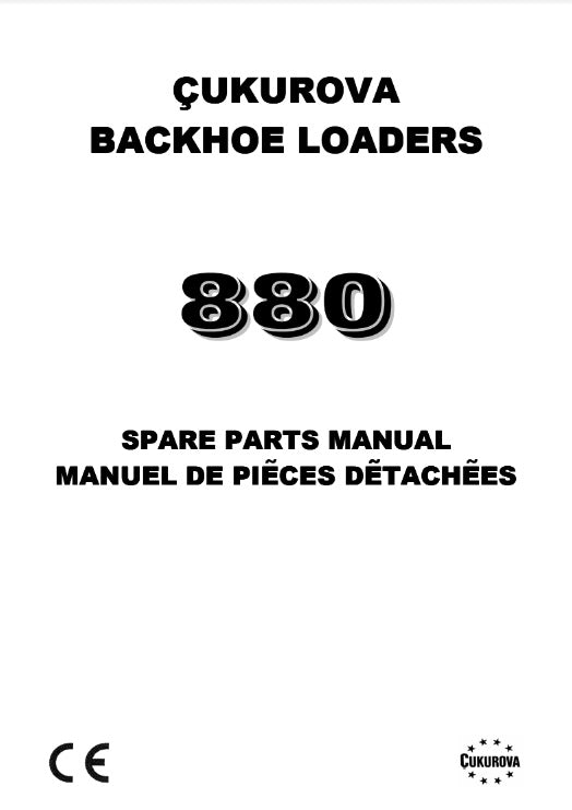 CATALOGO DE PARTES CUKUROVA 880
