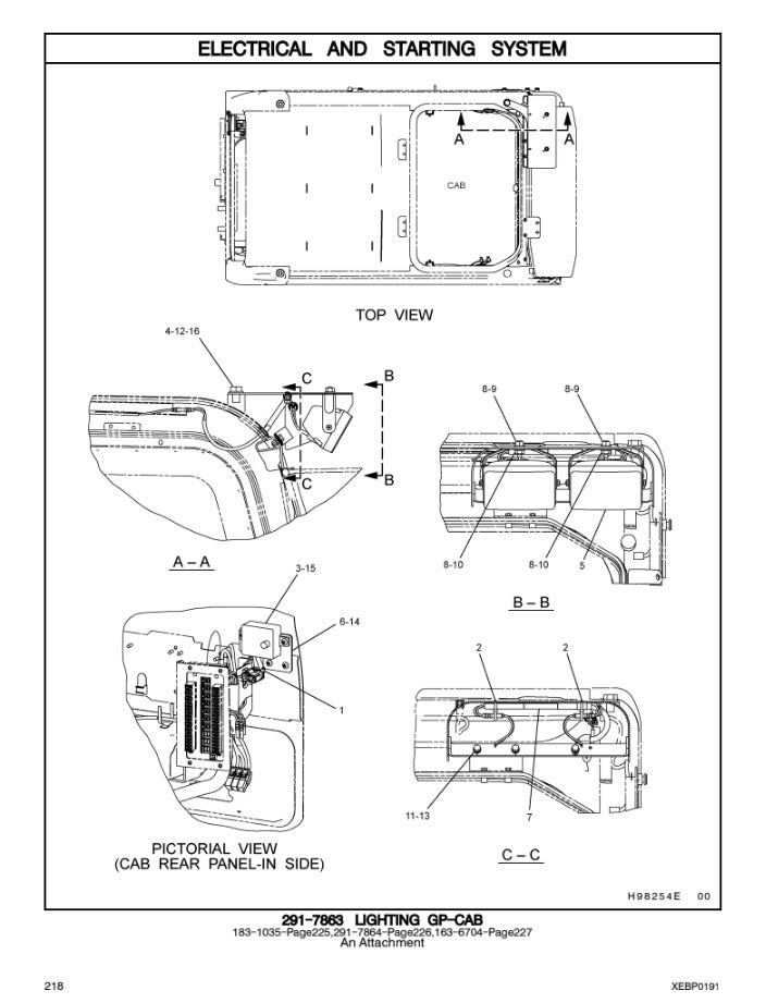CATALOGO DE PARTES EXCAVADORA 311D RR AKW