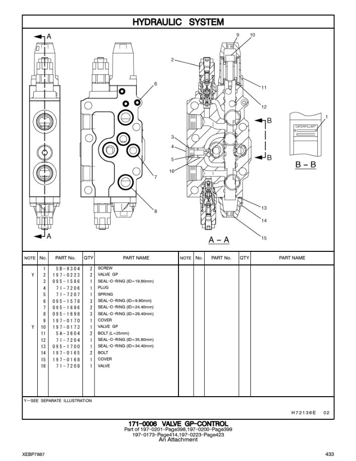 CATALOGO DE PARTES EXCAVADORA 312C CAE1-01200