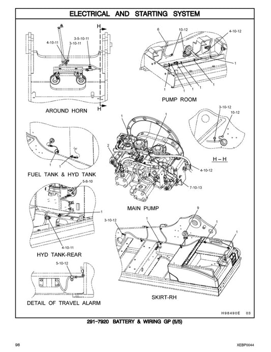 CATALOGO DE PARTES EXCAVADORA 320D-320D L BWZ/ SNS/ DFB/ WJN
