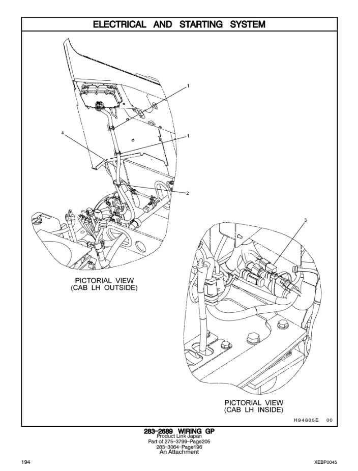 CATALOGO DE PARTES EXCAVADORA 321D CR-321D LCR JCX/ KBH