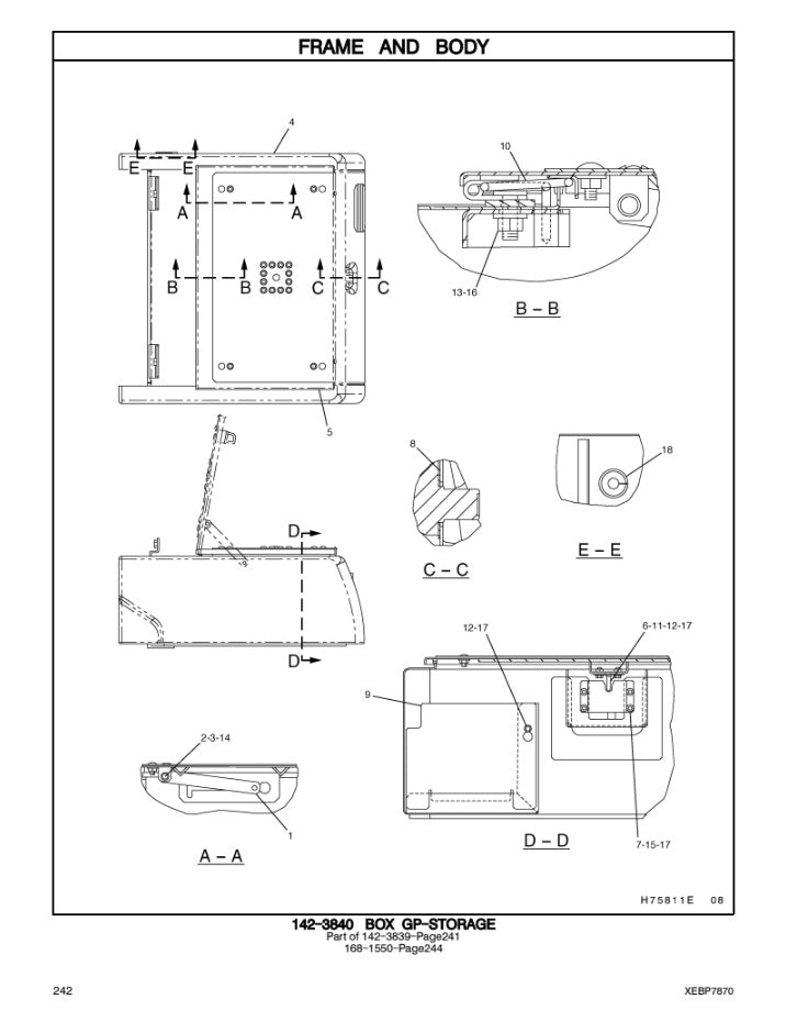 CATALOGO DE PARTES EXCAVADORA 322C-322C L BNY/ BFN/ BMX/ BFX