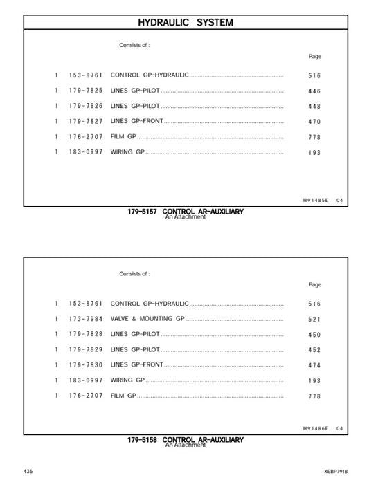 CATALOGO DE PARTES EXCAVADORA 325C-325C L BKH/ BLA/ BKT/ BLX